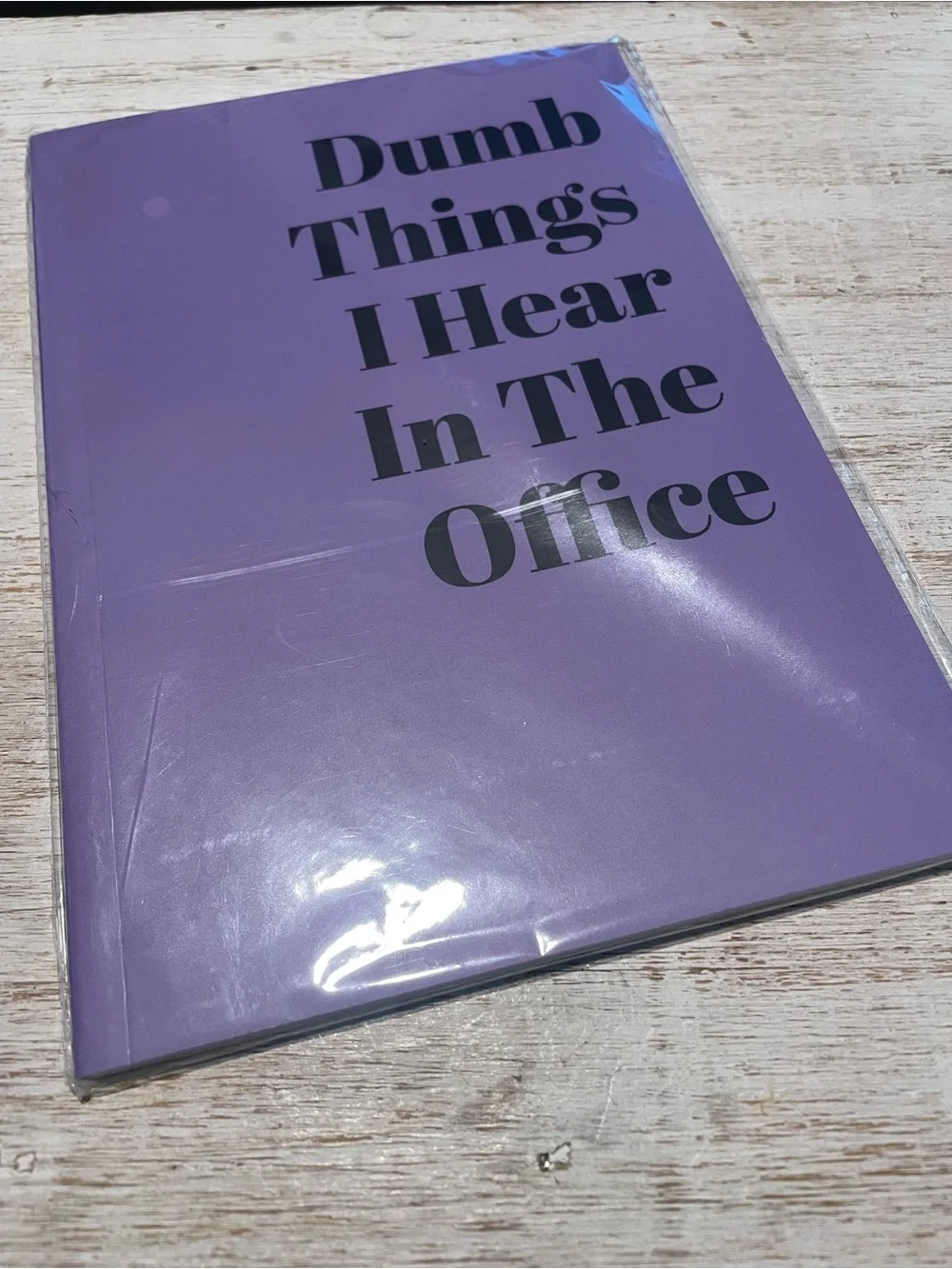 “Dumb Things I Hear In The Office” Notebook - Pick One